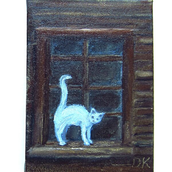 Audekls, eļļa. 13 x 18 cm. PIEEJAMS.  20 EUR
