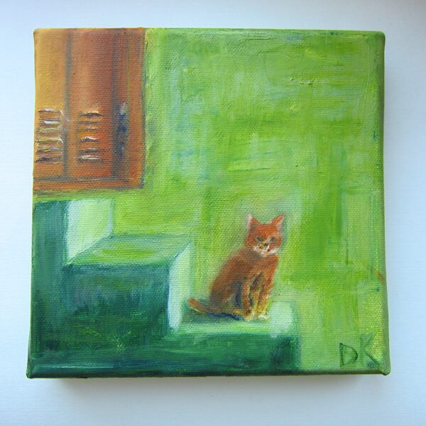 Audekls, eļļa. 15 x 15 cm. Nav pieejams.